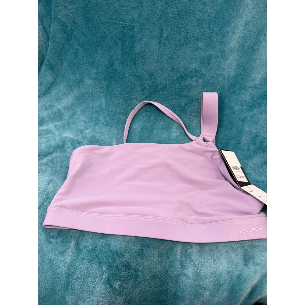 Peloton Cadent O-Ring One Shoulder Bra 157‎ Lilac Purple XL WR00982-252011-XL